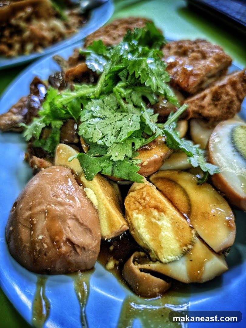 Braised Egg and Tofu Dish