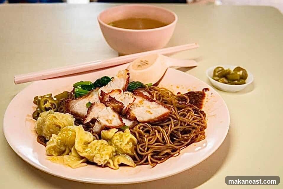 Noodles with Char Siu and Wontons