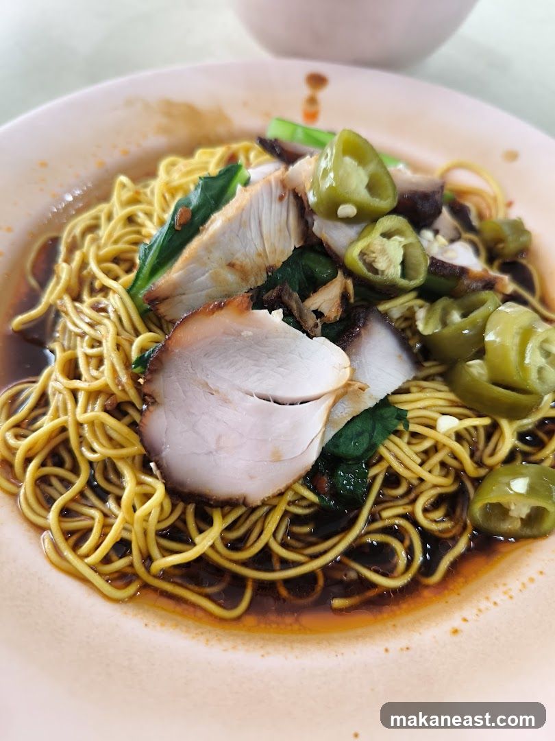 Noodles with Char Siu and Chili