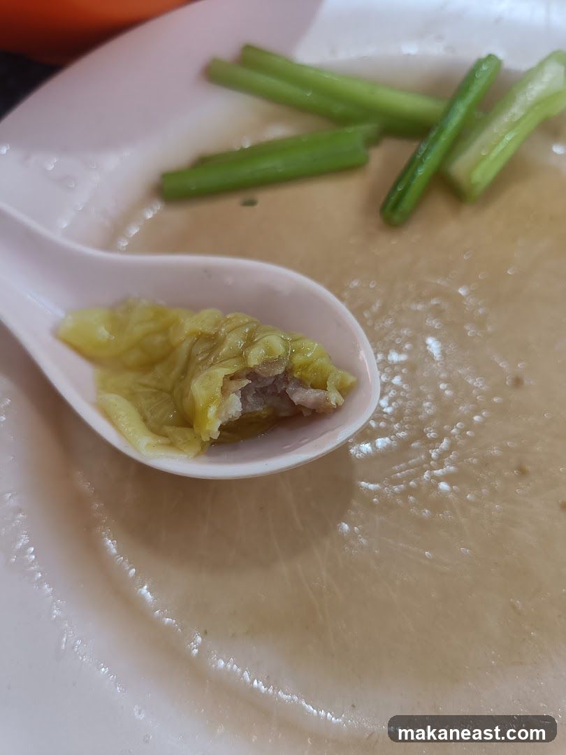 Close-up of a Spoonful of Food