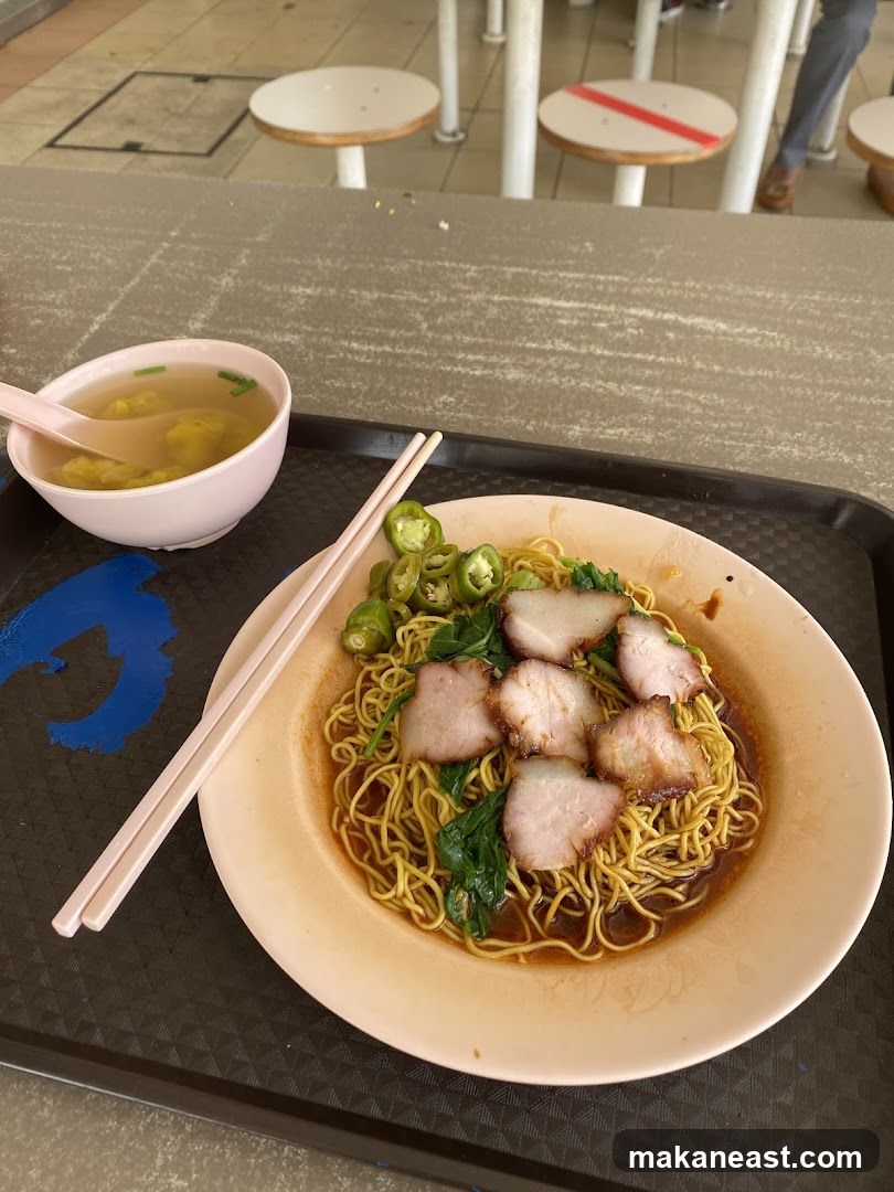 Noodles with Char Siu and Wonton Soup