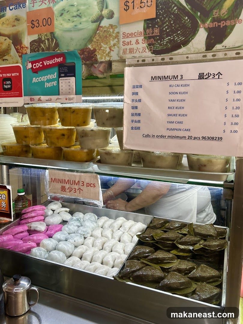Dessert and Kueh Stall