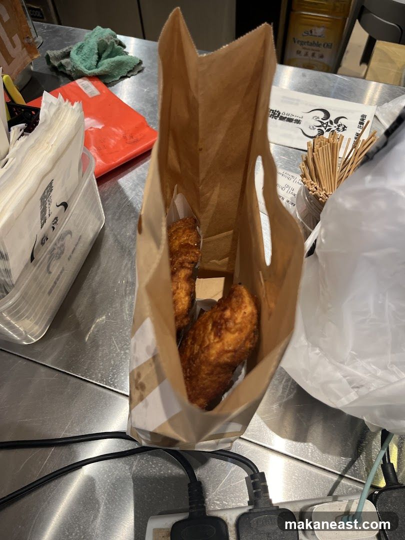 Fried Chicken in Paper Bag