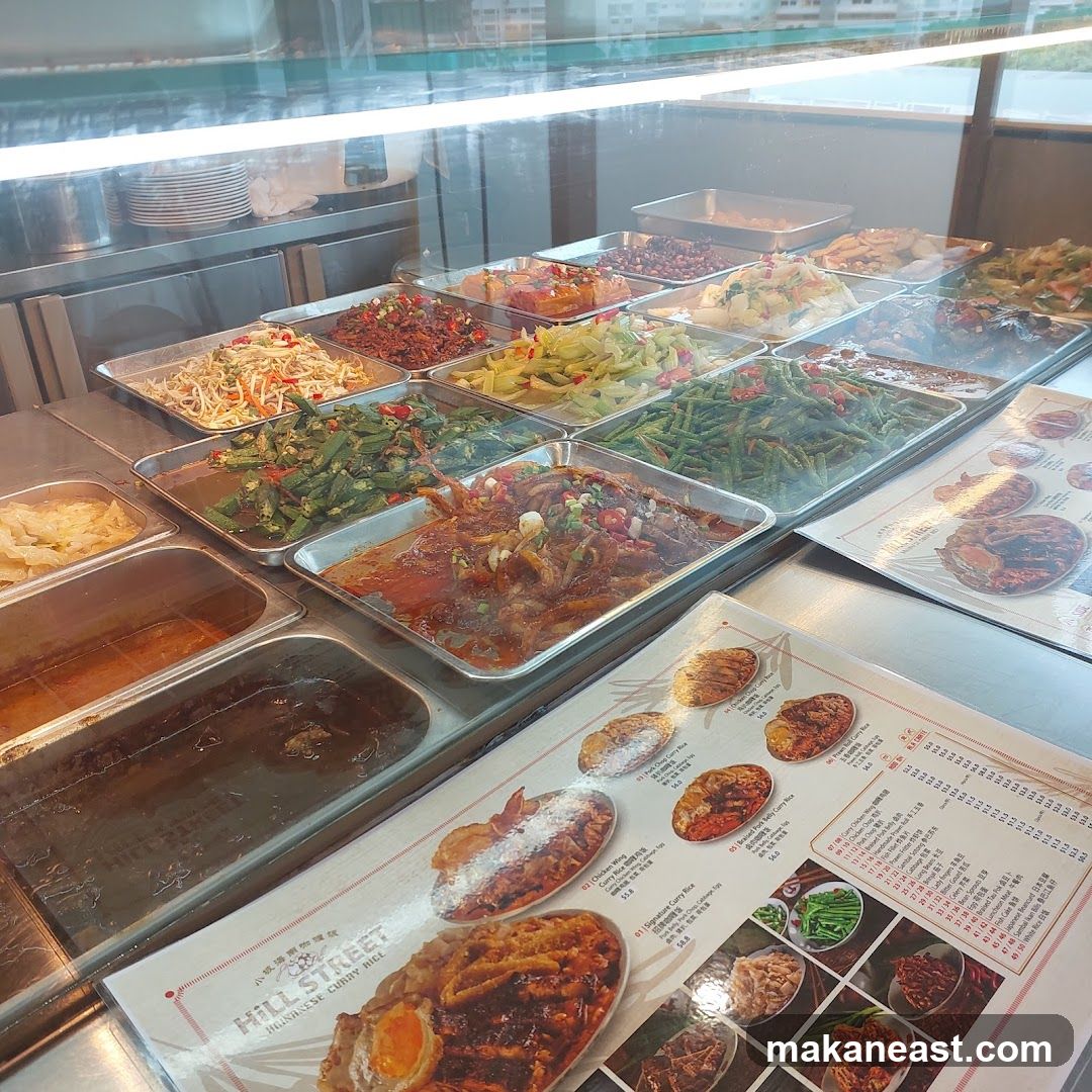 Food Display with Menu