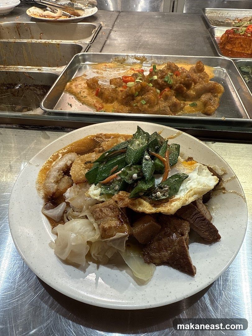 Plate of Food with Various Toppings