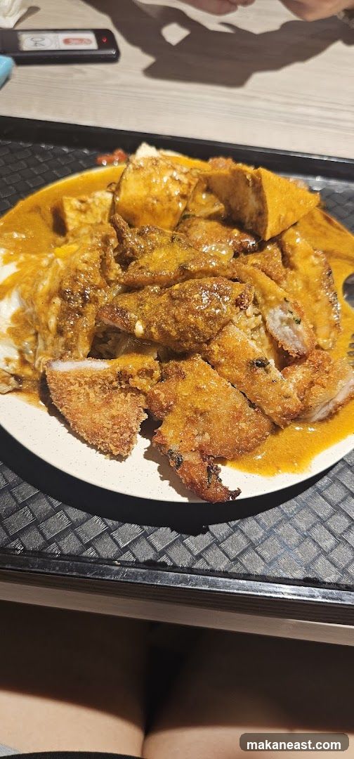 Curry Rice with Fried Pork and Tofu