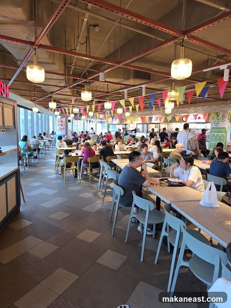 Busy Food Court
