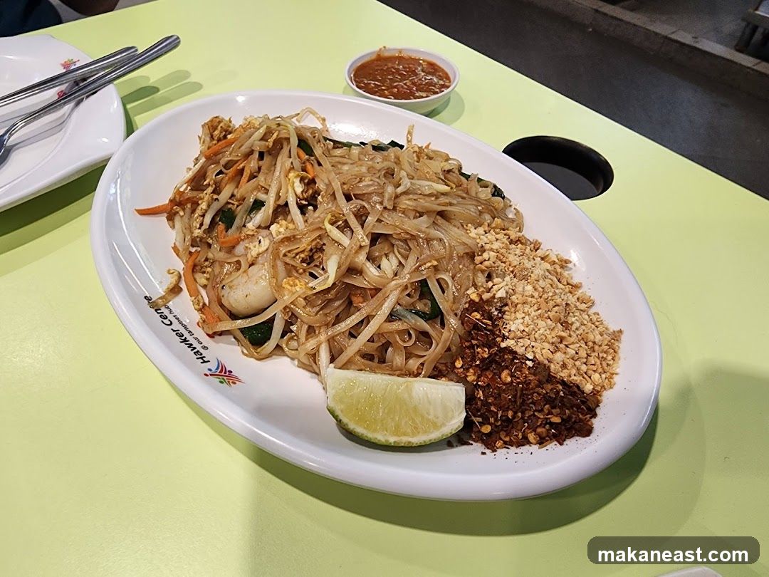 Pad Thai with Chili and Peanuts