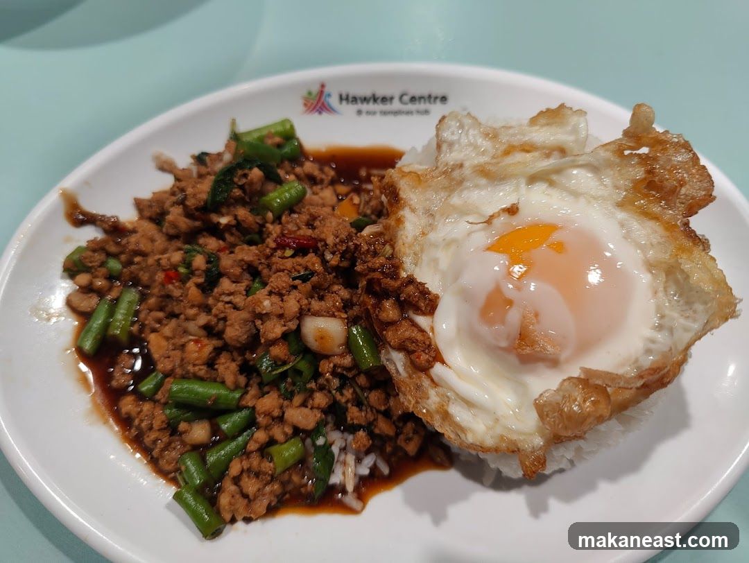 Minced Meat with Rice and Fried Egg