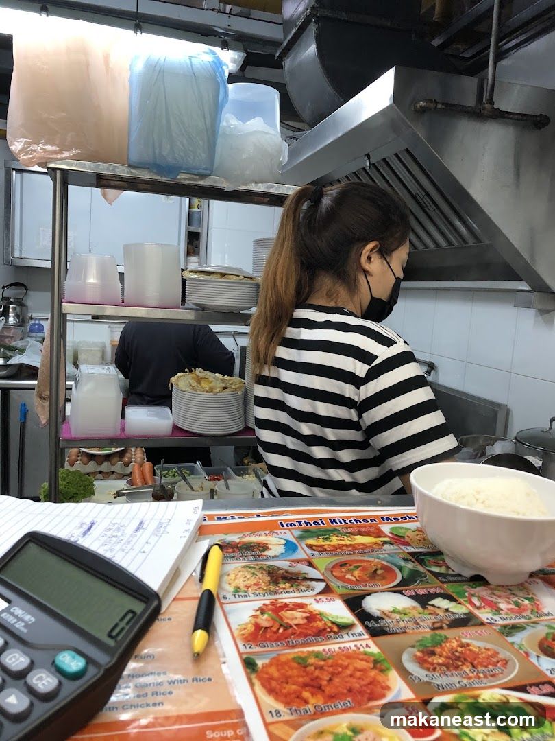 Kitchen Counter with Menu