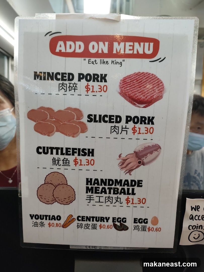 Add On Menu