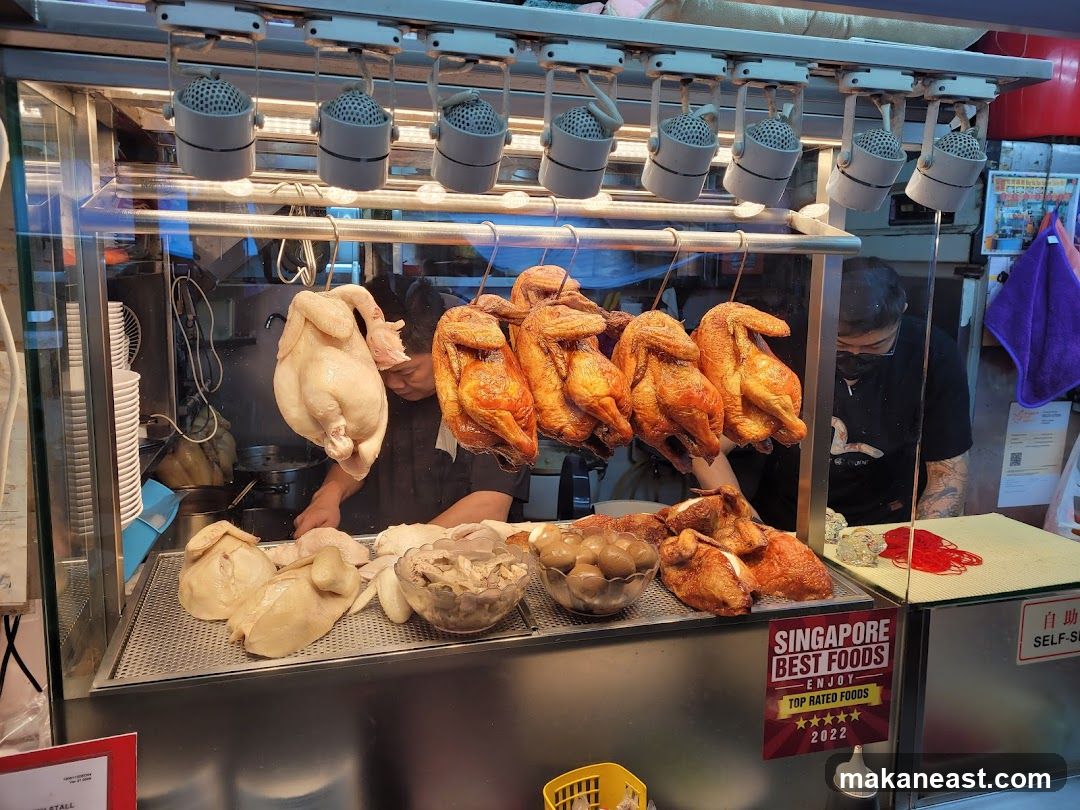 Roasted and Boiled Chicken Stall