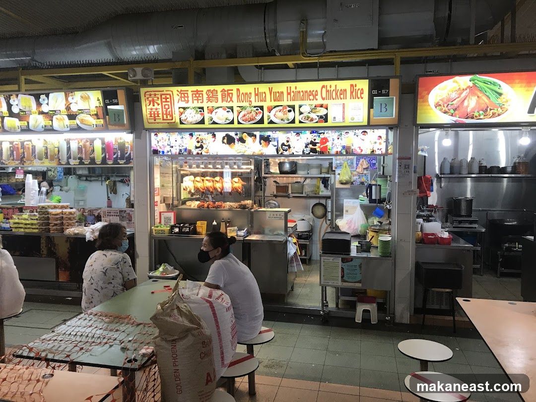 Food Stall with Roasted Chickens