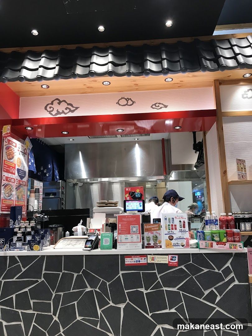 Restaurant Counter with Staff
