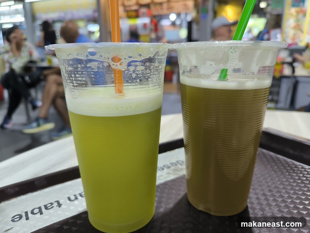 Two cups of juice