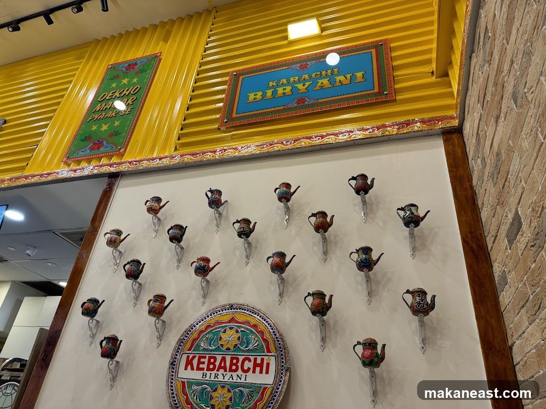 Karachi Biryani and Kebabchi Biryani Decor