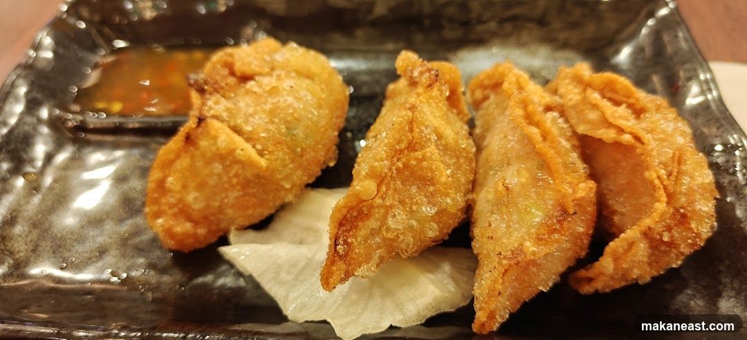 Fried Dumplings with Dipping Sauce