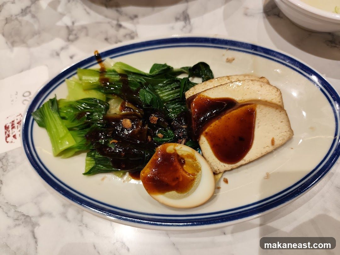 Braised Tofu and Greens with Egg
