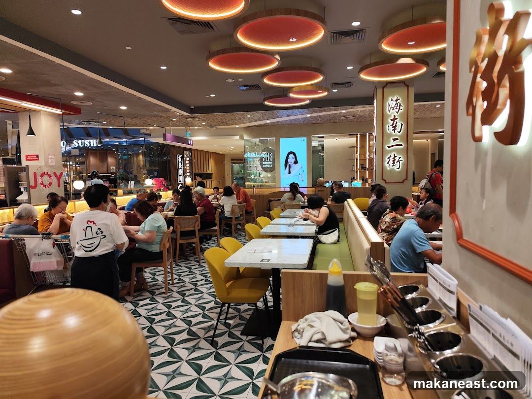 Restaurant Interior with Diners