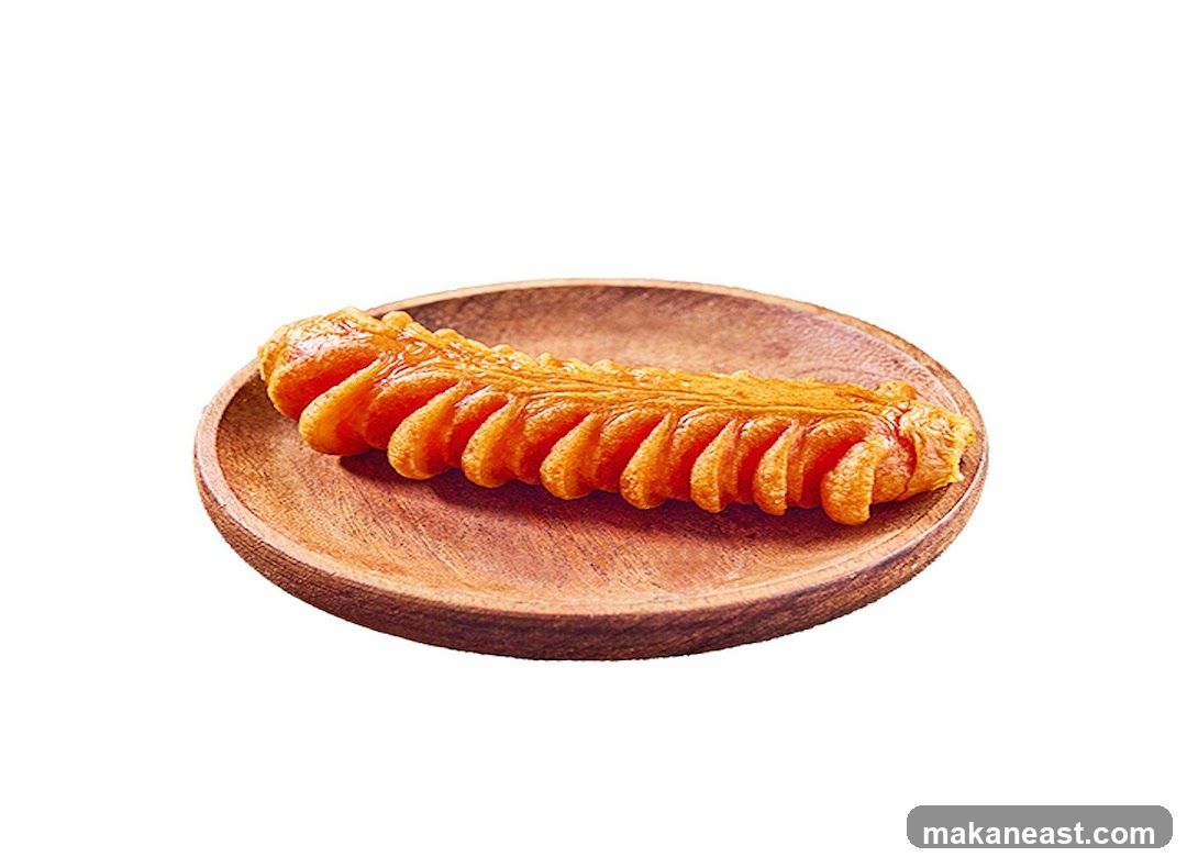 Fried Pastry on Wooden Plate