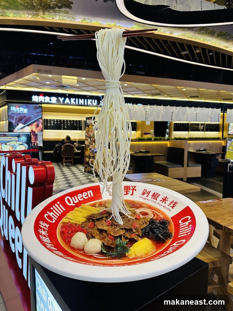 Giant Noodle Bowl Display