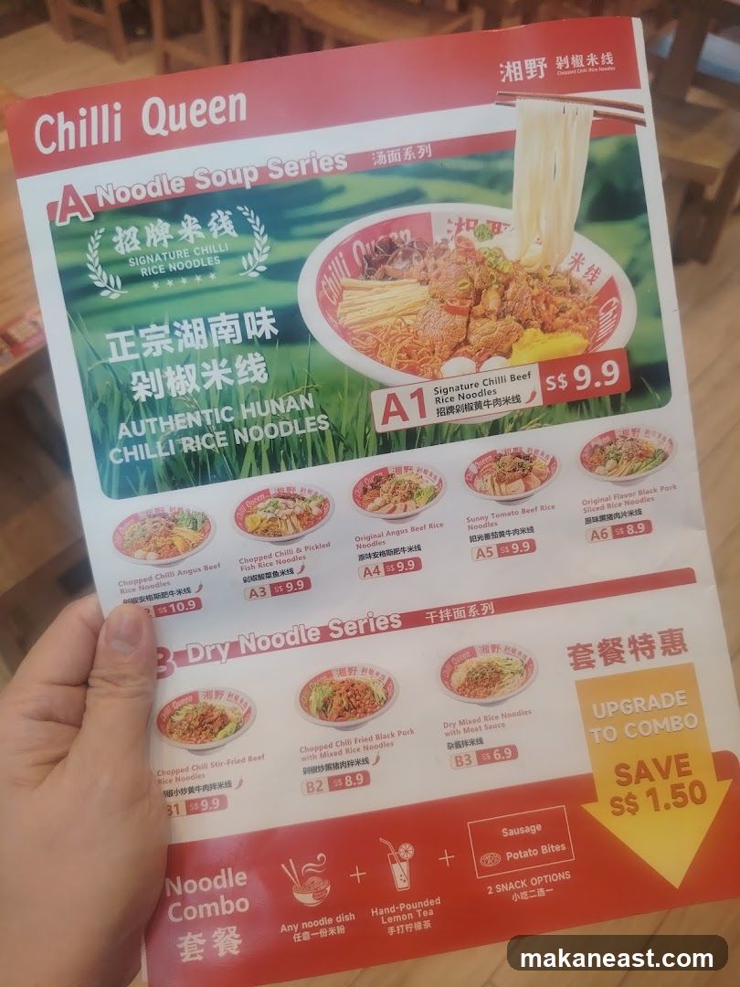 Chilli Queen Menu