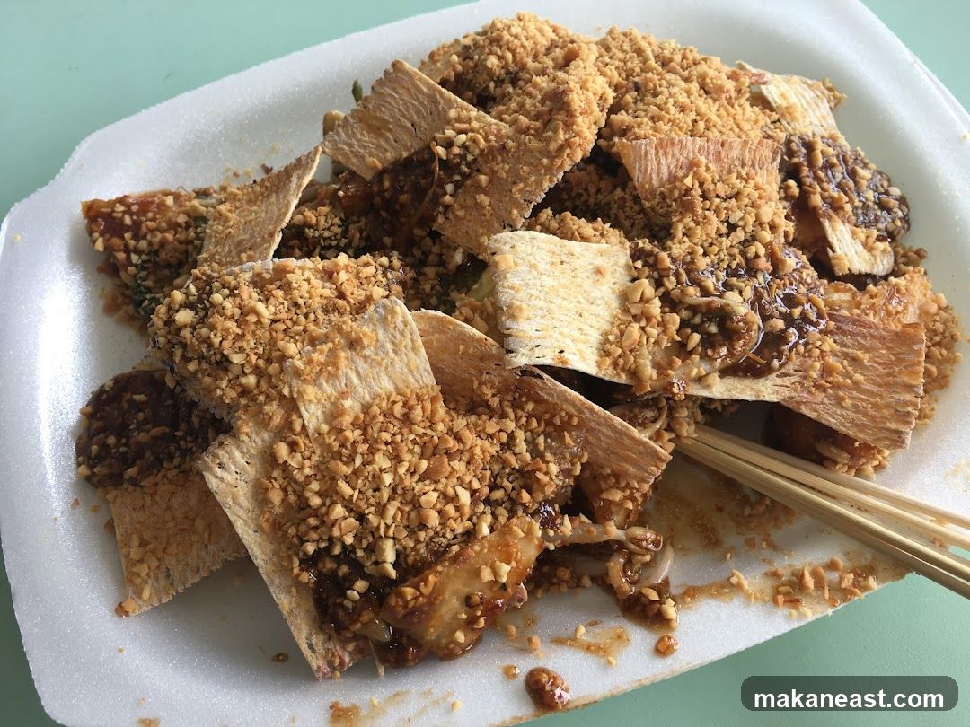 Fried Dough with Peanut Topping