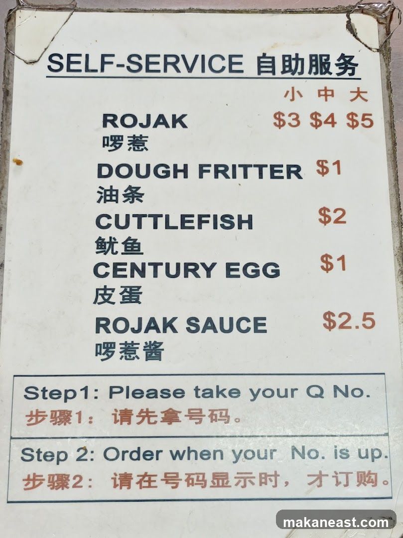 Self-Service Menu