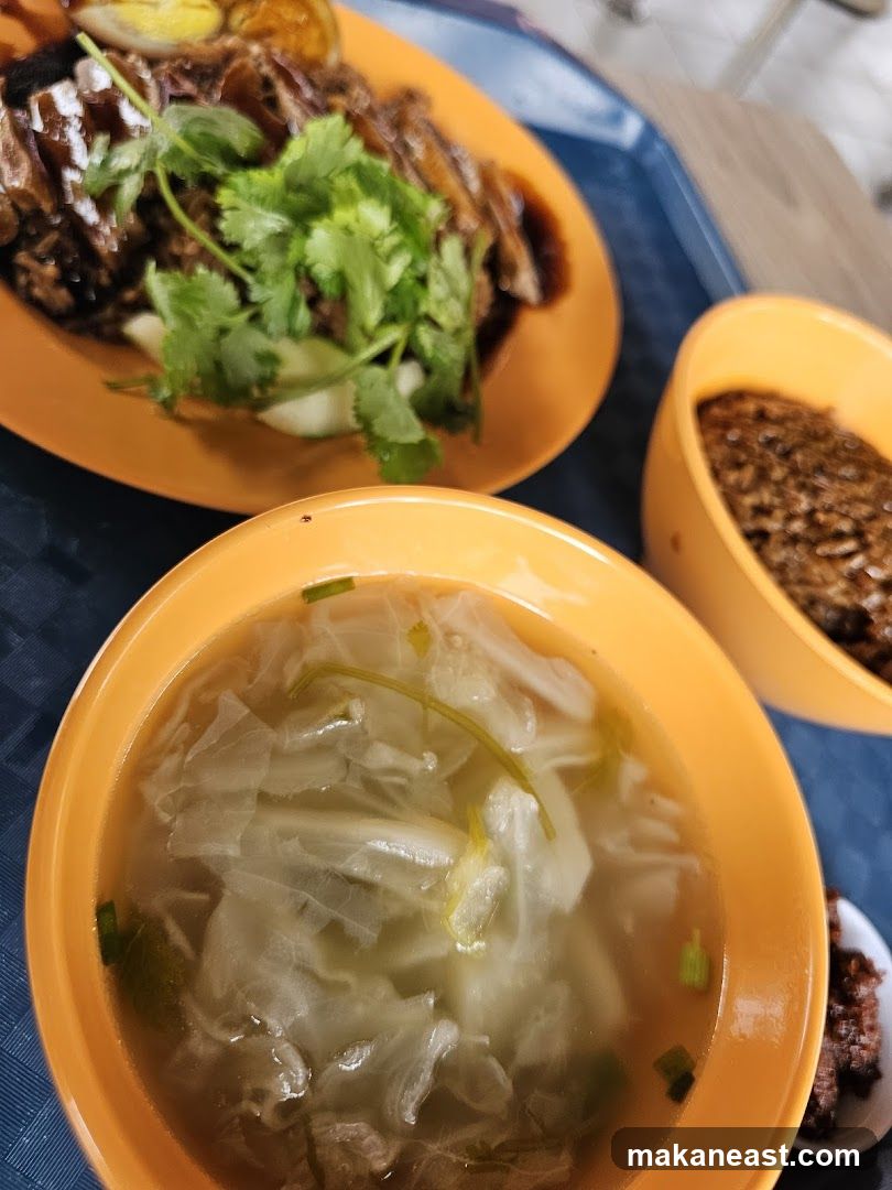 Duck Rice and Soup