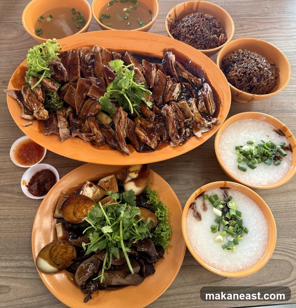Braised Duck and Congee