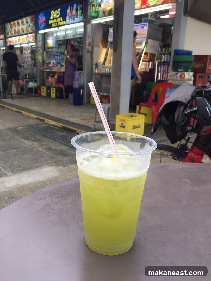 Sugarcane Juice at a Storefront
