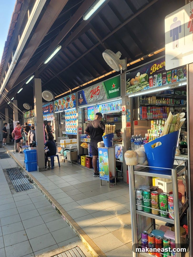 Outdoor food and drink stalls