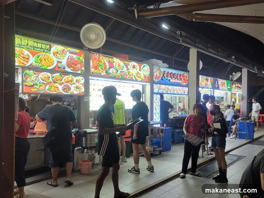 Food Stalls at Night