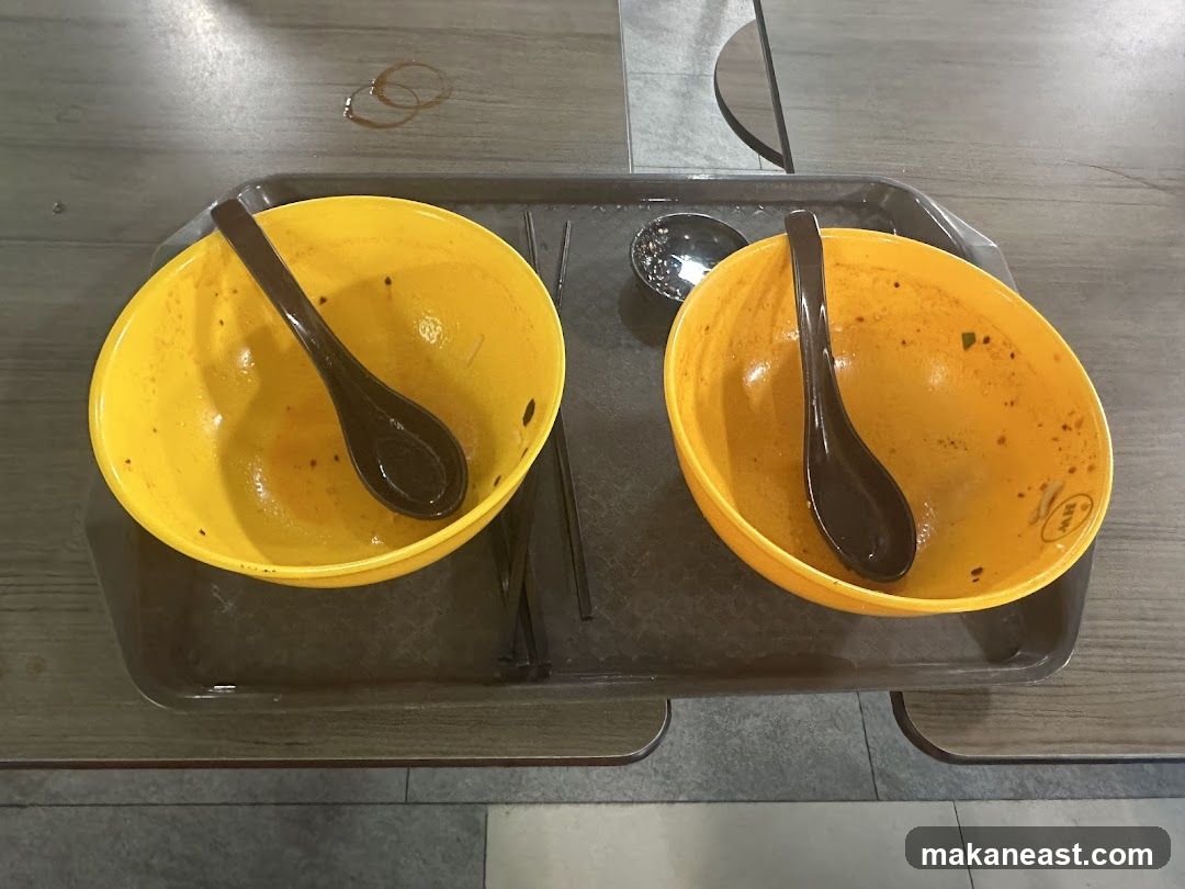 Empty Ramen Bowls