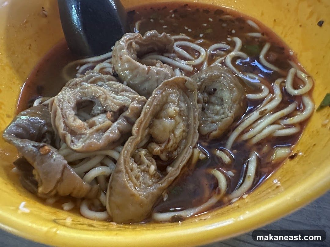 Noodle Soup with Intestines
