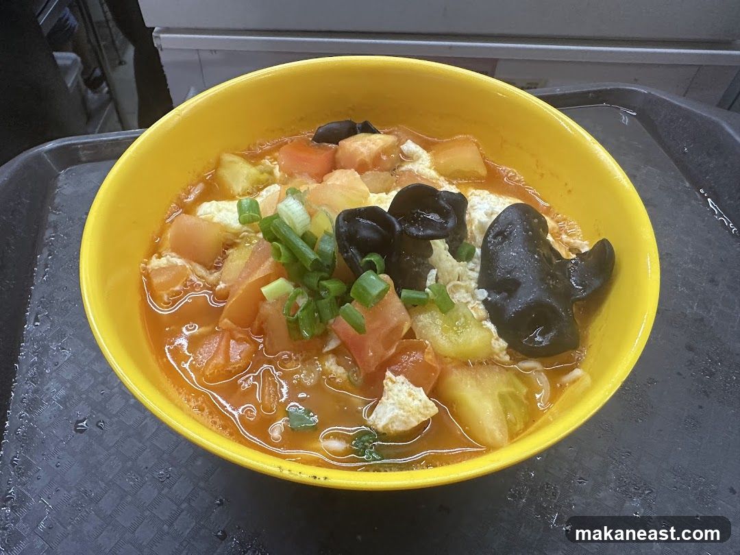 Tomato and Egg Noodle Soup