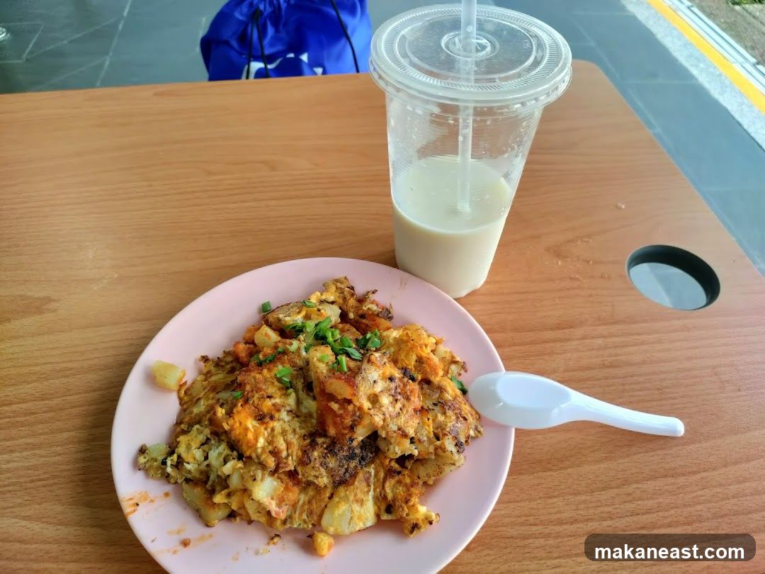 Oyster Omelette and Drink