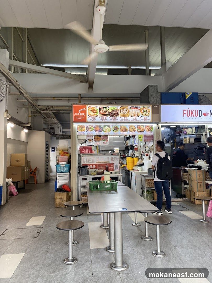 Food Stall with Seating Area