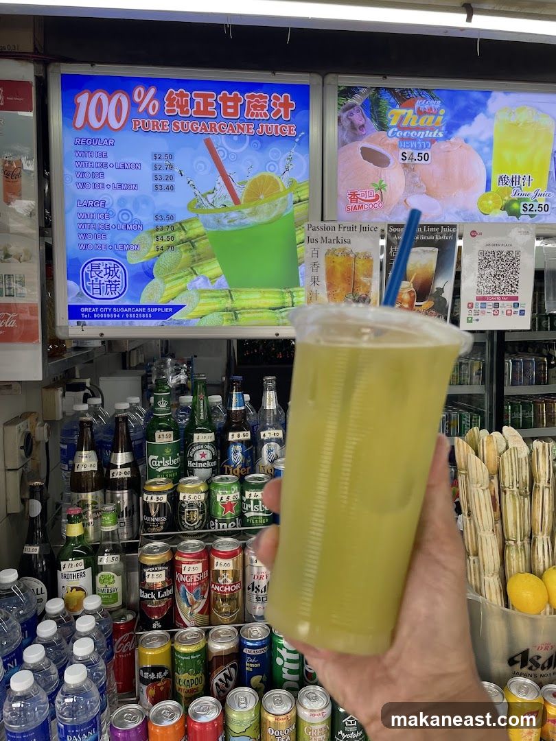 Sugarcane Juice and Drinks Stall