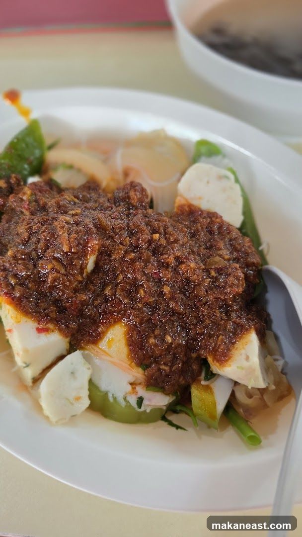 Plate of Food with Sauce