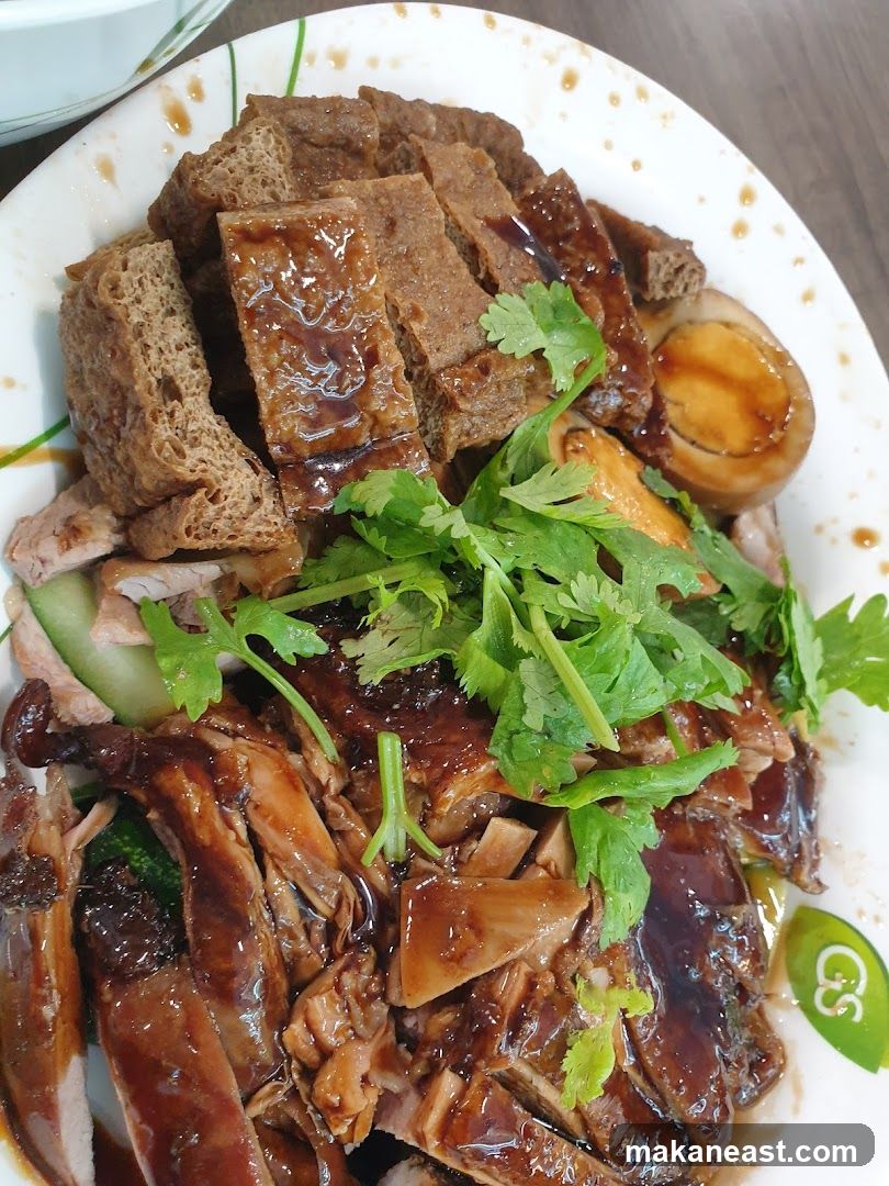 Braised Duck and Tofu Dish