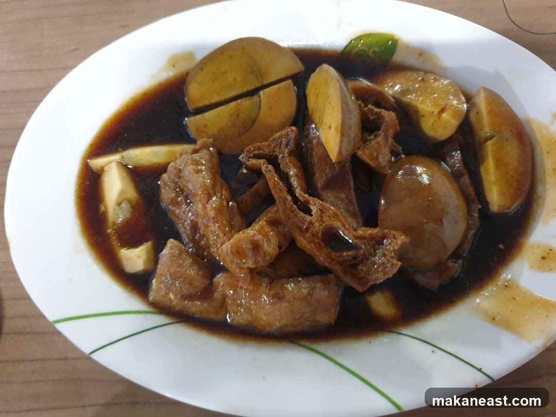 Braised Eggs and Tofu
