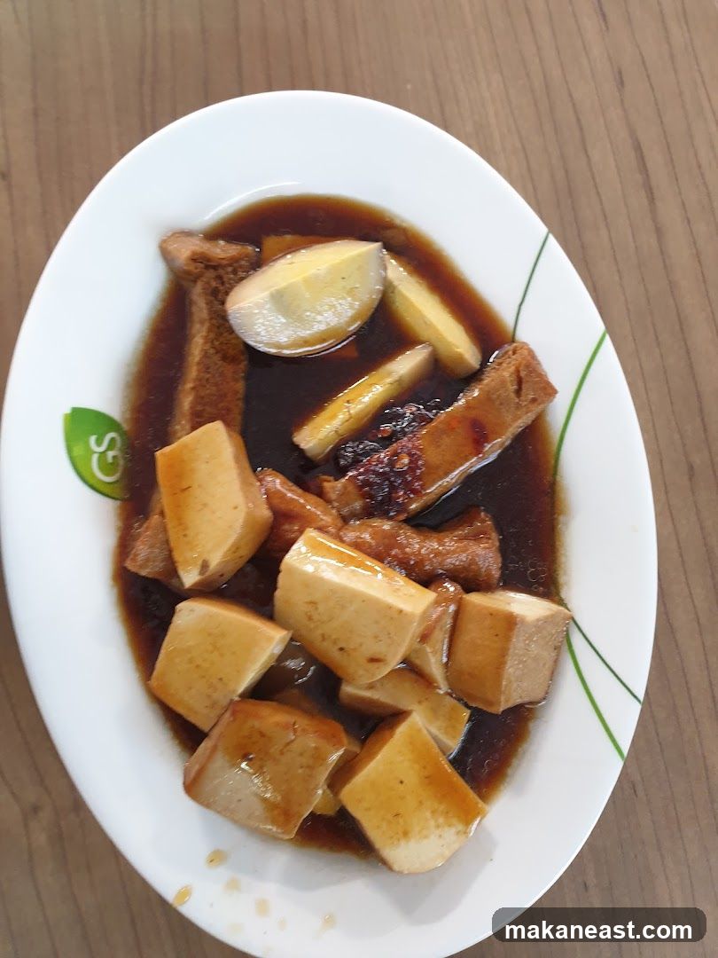 Braised Tofu and Egg Dish