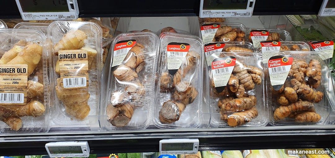 Packaged Ginger and Turmeric