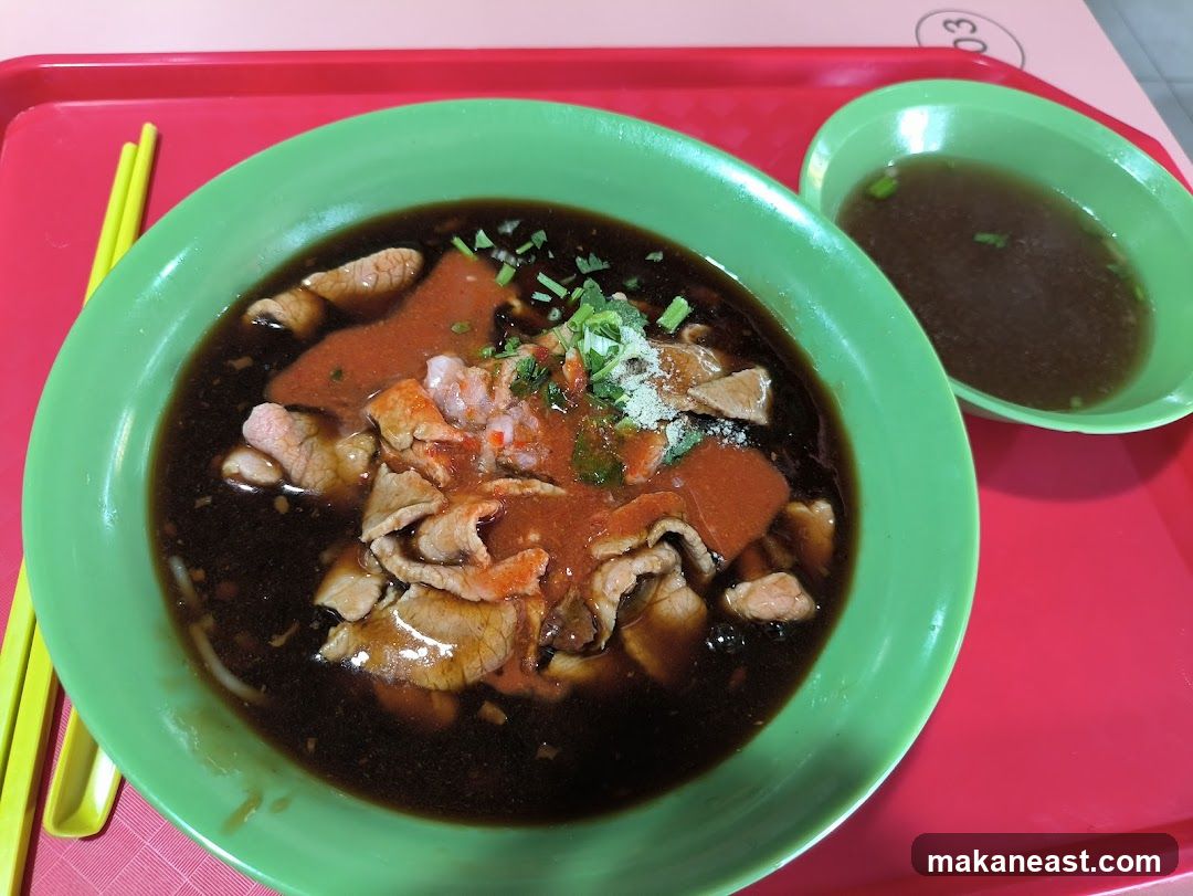 Noodle Soup with Sliced Meat
