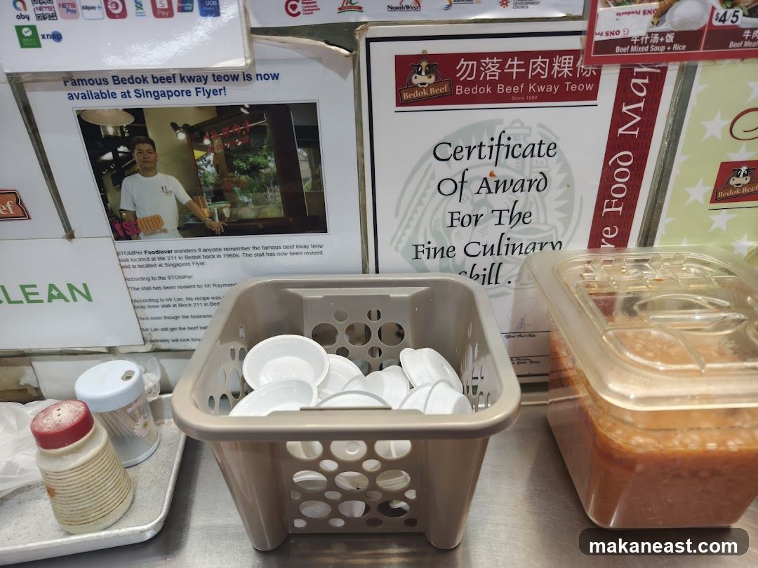 Bedok Beef Kway Teow Advertisement