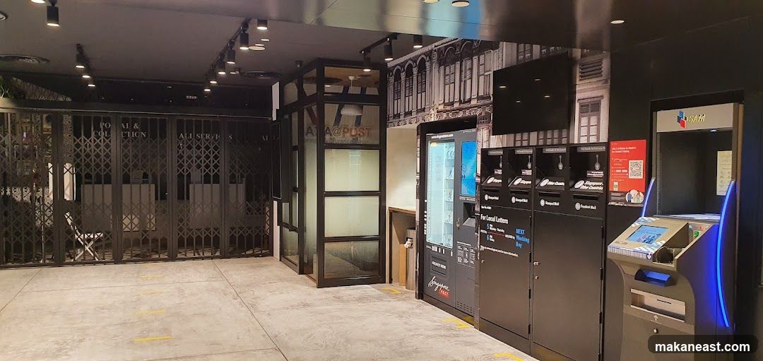 Post Office Interior with Automated Services