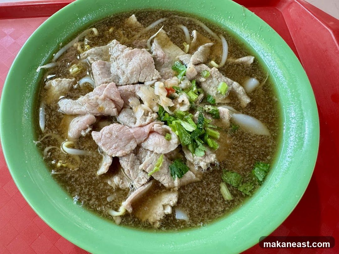 Bowl of Noodles with Sliced Pork