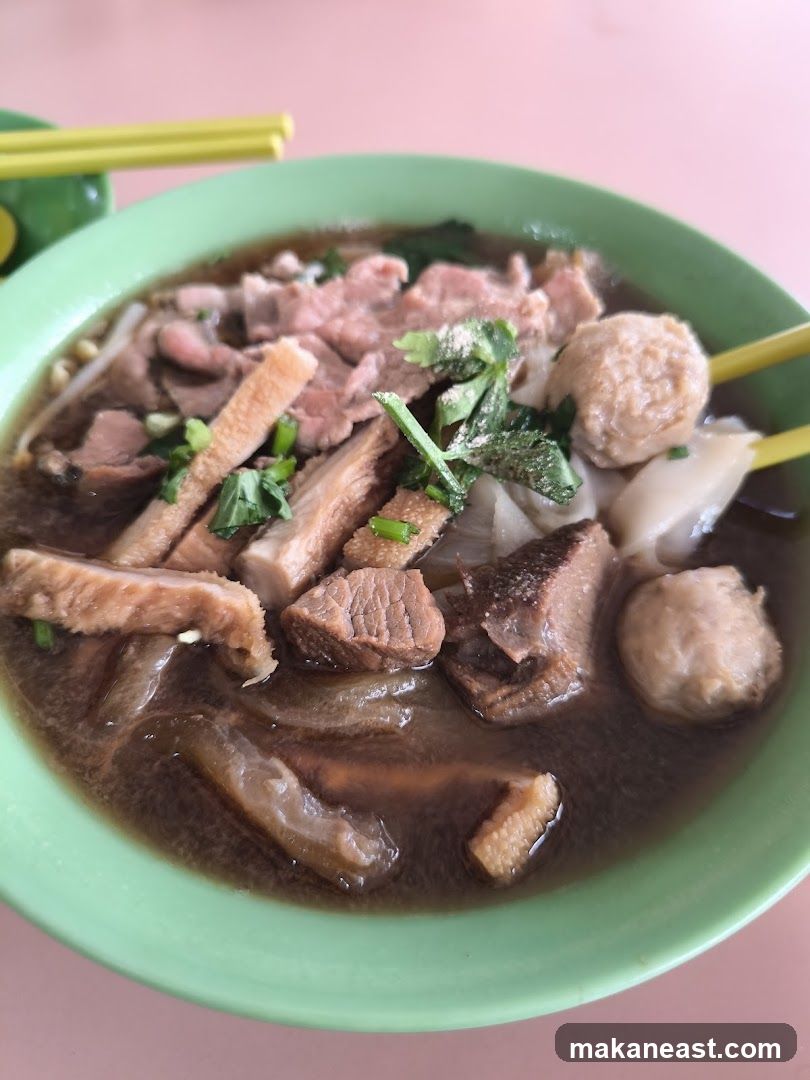 Beef noodle soup
