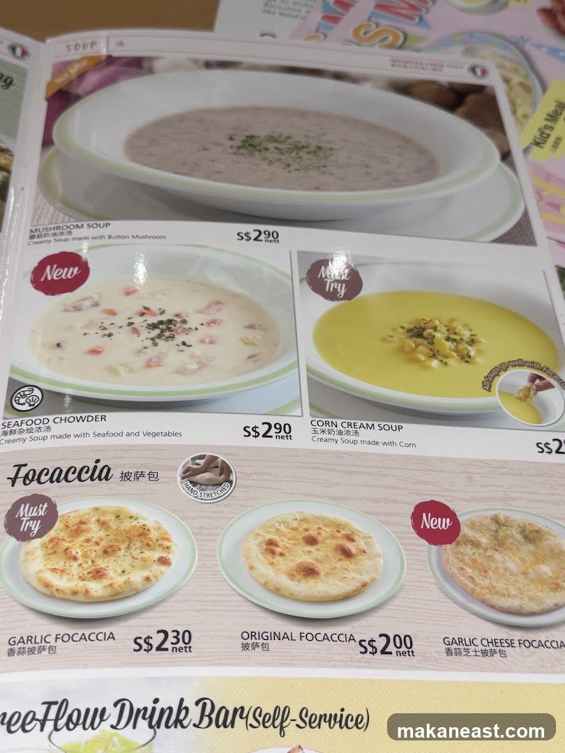 Soups and Focaccia